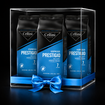 Zestaw kawa ziarnistych x3  –15% CELLINI Prestigio 500g