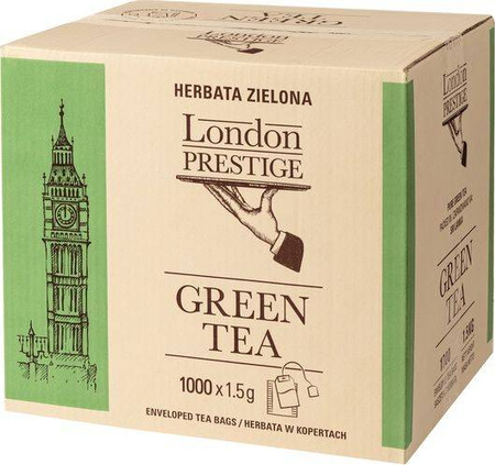 Herbata zielona LONDON PRESTIGE Green Tea 1000 saszetek