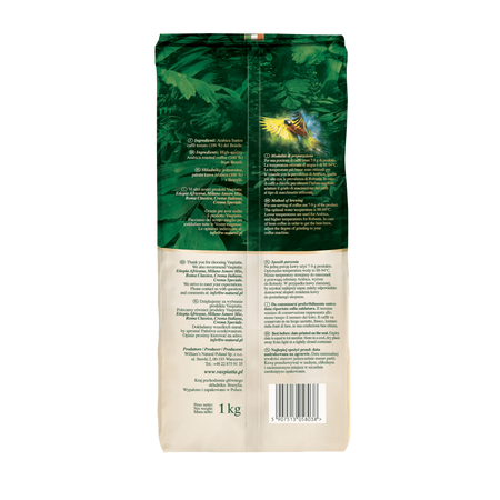 2 Produkt -20% Kawa ziarnista Vaspiatta Brazil Santos 1000g