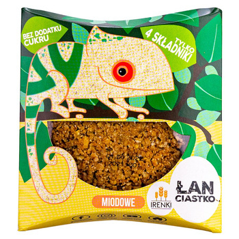 Ciastko ŁAN gryczany z miodem - Kameleon Irenki