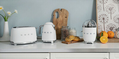 Toster na dwie kromki, biały mat, 950 W