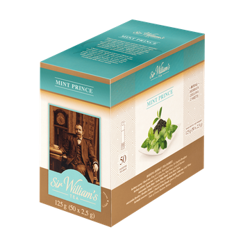 Herbata zielona SIR WILLIAM'S ROYAL Mint Prince 50 saszetek
