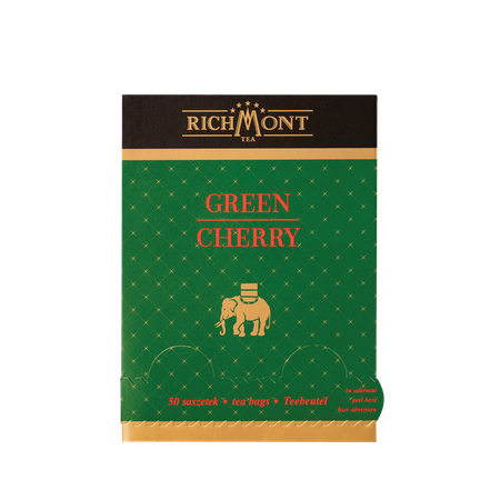 Herbata zielona RICHMONT Green Cherry 50 saszetek