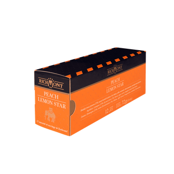 Herbata owocowa RICHMONT Peach Lemon Star 12 saszetek