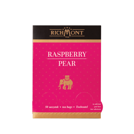 Herbata owocowa RICHMONT Raspberry Pear 50 saszetek