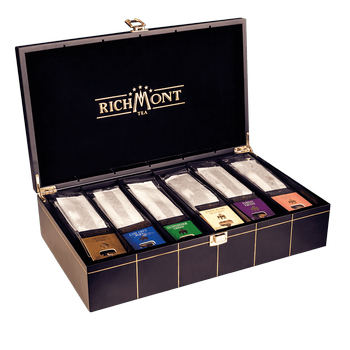 Skrzynka drewniana RICHMONT & 6x12 Herbat