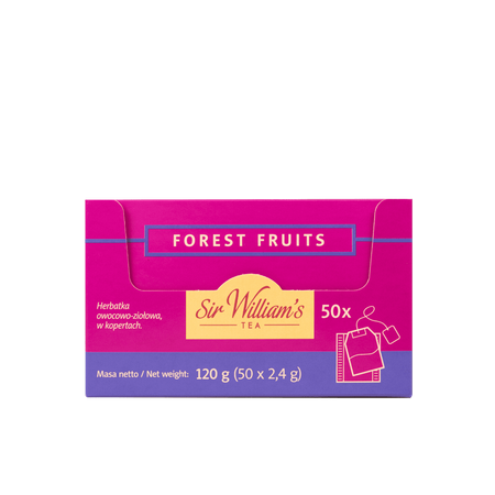Herbata owocowa SIR WILLIAM'S TEA Forest Fruits 50 saszetek