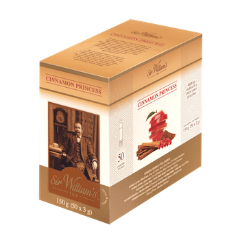 Herbata owocowa SIR WILLIAM'S ROYAL Cinnamon Princess  50 saszetek