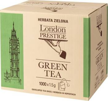 Herbata zielona LONDON PRESTIGE Green Tea 1000 saszetek
