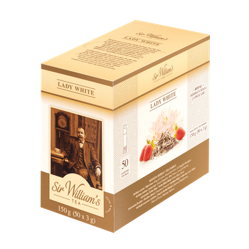 Herbata biała SIR WILLIAM'S TEA ROYAL Lady White 50 saszetek