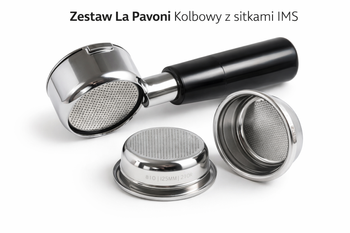 Zestaw La Pavoni -20% z Siitkami IMS i kolbą